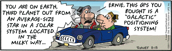 Frank and Ernest on Thursday August 18, 2011 Comic Strip