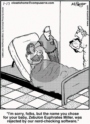 Close to Home on Friday January 17, 2003 Comic Strip