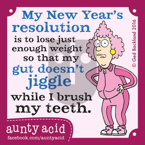Aunty Acid on Saturday December 31, 2016 Comic Strip