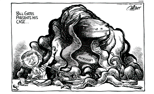 Pat Oliphant on Wednesday March 4, 1998 Comic Strip