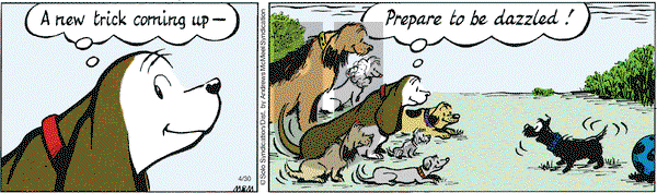 Fred Basset on Thursday April 30, 2020 Comic Strip