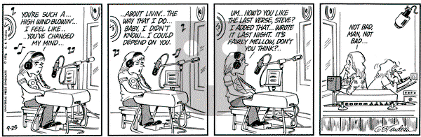 Doonesbury on Thursday September 25, 1975 Comic Strip
