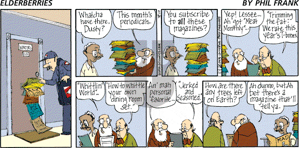 The Elderberries - Sunday March 30, 2008 Comic Strip