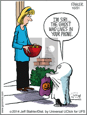 Moderately Confused - Friday October 31, 2014 Comic Strip