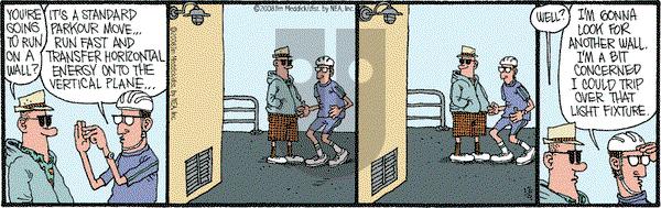 Monty on Tuesday December 9, 2008 Comic Strip