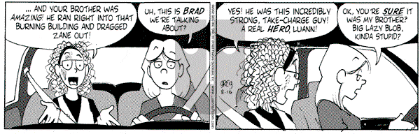 Luann on Friday August 16, 2002 Comic Strip