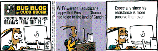 La Cucaracha - Tuesday November 16, 2010 Comic Strip