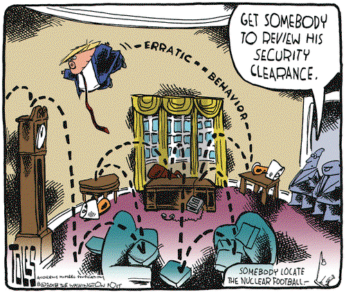Tom Toles on Friday August 17, 2018 Comic Strip