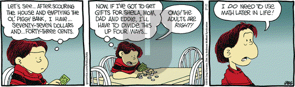 The Buckets on Monday December 16, 2019 Comic Strip