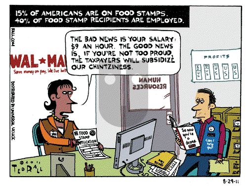 Ted Rall on Monday August 29, 2011 Comic Strip