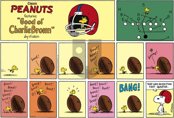 Peanuts on Sunday November 23, 2003 Comic Strip