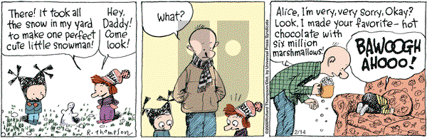 Cul de Sac on Saturday February 11, 2012 Comic Strip