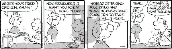 Drabble on Wednesday June 14, 2000 Comic Strip