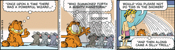Garfield on Thursday February 23, 2017 Comic Strip