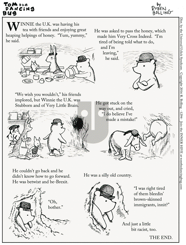 Tom the Dancing Bug on Friday July 1, 2016 Comic Strip