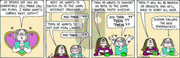 Cathy Classics - Tuesday November 4, 2003 Comic Strip