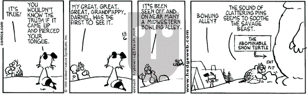 Over the Hedge on Monday December 6, 1999 Comic Strip