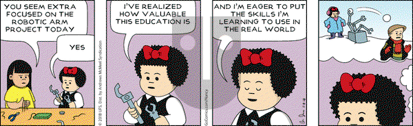 Nancy on Thursday November 8, 2018 Comic Strip