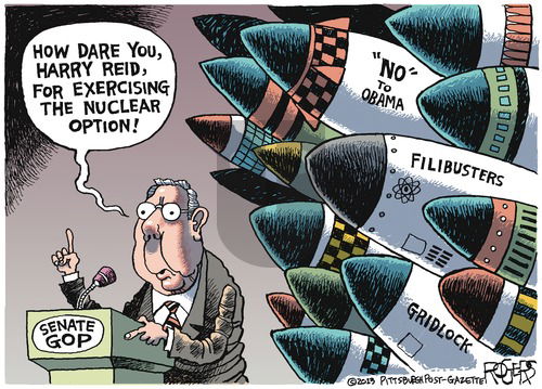 Rob Rogers on Sunday November 24, 2013 Comic Strip