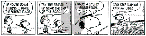 Peanuts on Thursday August 30, 1979 Comic Strip