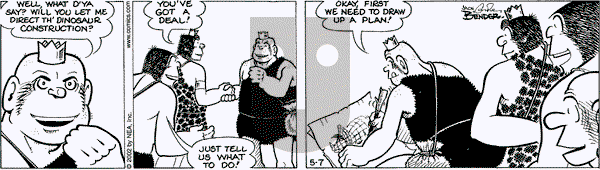 Alley Oop on Tuesday May 7, 2002 Comic Strip