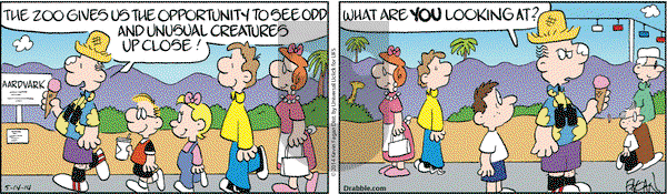 Drabble on Wednesday May 14, 2014 Comic Strip