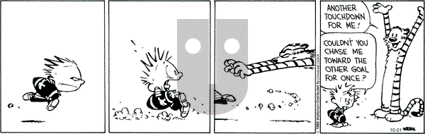 Calvin and Hobbes - Monday October 21, 2013 Comic Strip