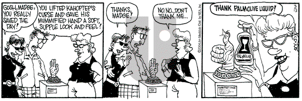 Monty on Saturday March 13, 2004 Comic Strip