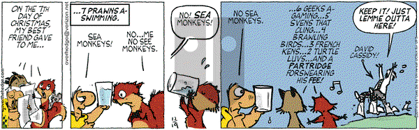 Over the Hedge on Monday December 19, 2011 Comic Strip