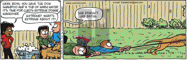 Cleats on Tuesday November 15, 2005 Comic Strip
