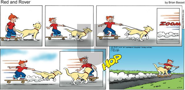 Red and Rover on Sunday July 25, 2021 Comic Strip