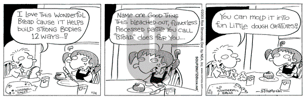 Soup to Nutz - Old on Friday November 14, 2003 Comic Strip