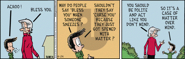 Grand Avenue on Tuesday April 24, 2018 Comic Strip