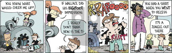 Wallace the Brave on Tuesday April 22, 2025 Comic Strip
