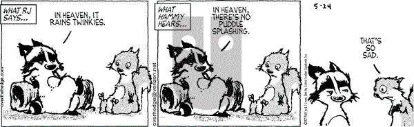 Over the Hedge on Tuesday May 24, 2011 Comic Strip