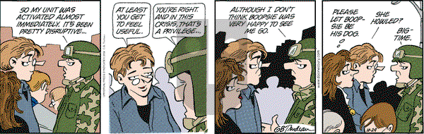 Doonesbury on Wednesday October 24, 2001 Comic Strip
