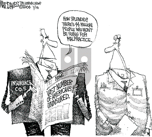Matt Davies on Friday July 16, 2004 Comic Strip