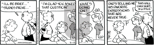 Drabble on Saturday March 13, 2004 Comic Strip