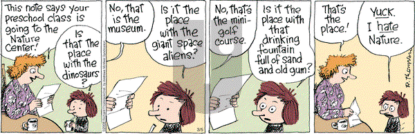 Cul de Sac on Monday March 5, 2018 Comic Strip