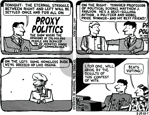 Ted Rall on Monday September 2, 2002 Comic Strip