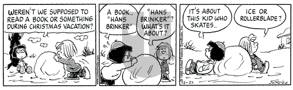 Peanuts on Thursday December 4, 1997 Comic Strip