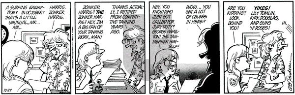 Doonesbury on Wednesday October 27, 1993 Comic Strip