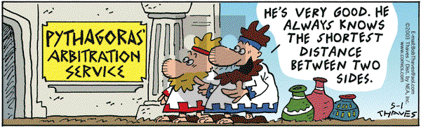 Frank and Ernest on Thursday May 1, 2003 Comic Strip