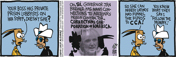 La Cucaracha on Friday August 13, 2010 Comic Strip