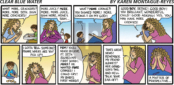 Clear Blue Water on Sunday February 20, 2005 Comic Strip