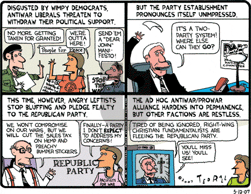 Ted Rall on Saturday May 12, 2007 Comic Strip