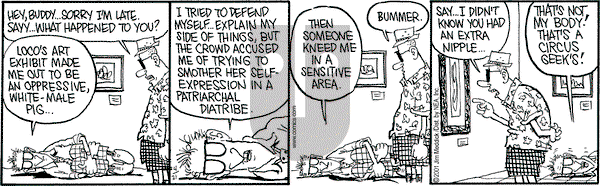 Monty on Saturday April 21, 2001 Comic Strip
