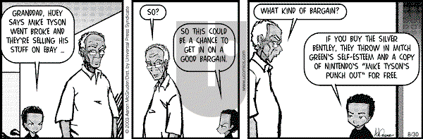 The Boondocks on Saturday April 2, 2011 Comic Strip