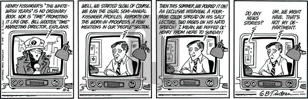 Doonesbury on Tuesday October 2, 1979 Comic Strip