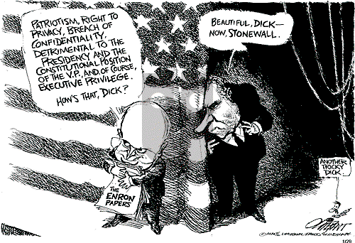 Pat Oliphant on Tuesday March 26, 2002 Comic Strip